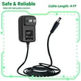 thumbnail image 1 of FITE ON AC/DC Adapter Charger Compatible with ALL 9V 12V Portable DVD Player Power Supply Cable, 1 of 5