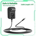 thumbnail image 1 of FITE ON AC / DC Adapter for Casio CTK-610 CTK-620L CTK-611 Keyboard Power Supply Cord, 1 of 5