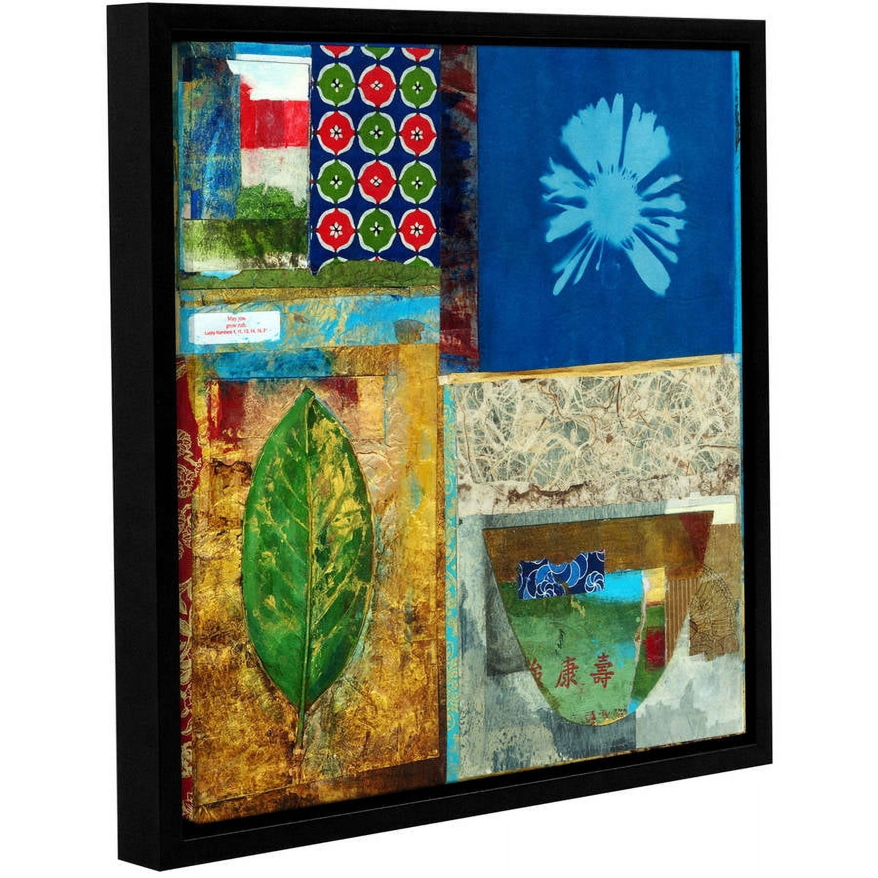 'May You Grow Rich' Gallery Wrapped Floater-framed Canvas Art Print, 24x24