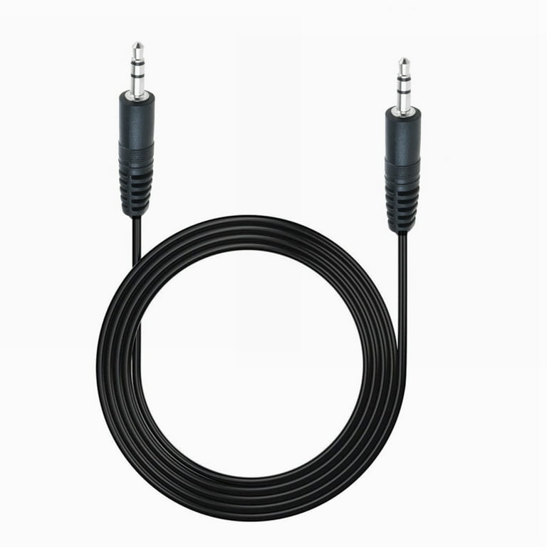 FITE ON Compatible 6ft Black Premium Audio Cable Cord