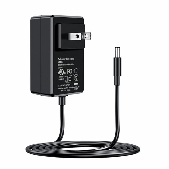 FITE ON Compatible AC DC Adapter Replacement for Axess TV1701-24 TV170124 24 Widescreen LED Full HD TV Digital