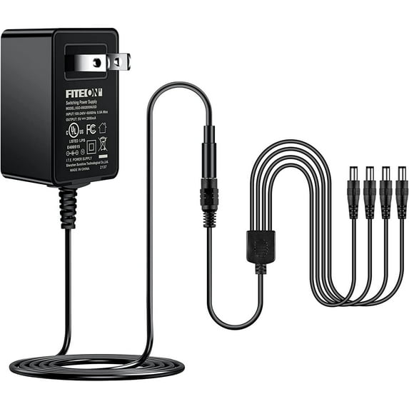 FITE ON UL Listed AC Adapter Charger Replacement for Lemax 84428 4.5V Lighted Accessory Switching Power Cord