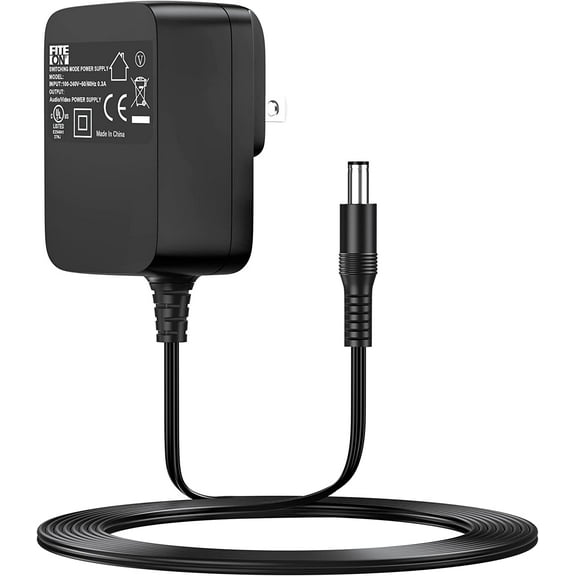 FITE ON UL Listed AC/DC Adapter Replacement for Craftsman 7.2 Volt 7.2v DC 7.2Vdc Cordless Pivoting Screwdriver/3/8 in Drill Class 2 Transformer Power Supply Cord Cable Battery Wall Charger