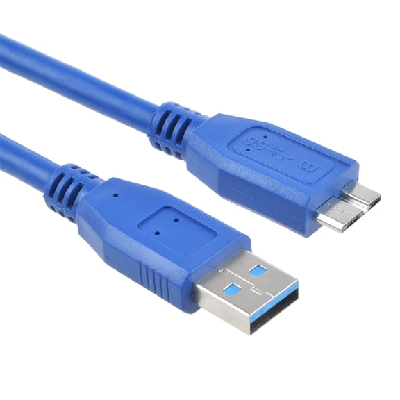 FITE ON USB 3.0 PC Data Link Cable Cord Lead for Toshiba Canvio Desk 3TB HDWC130XK3J1