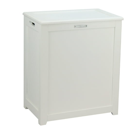 FITHOOD Oceanstar Storage Laundry Hamper, White