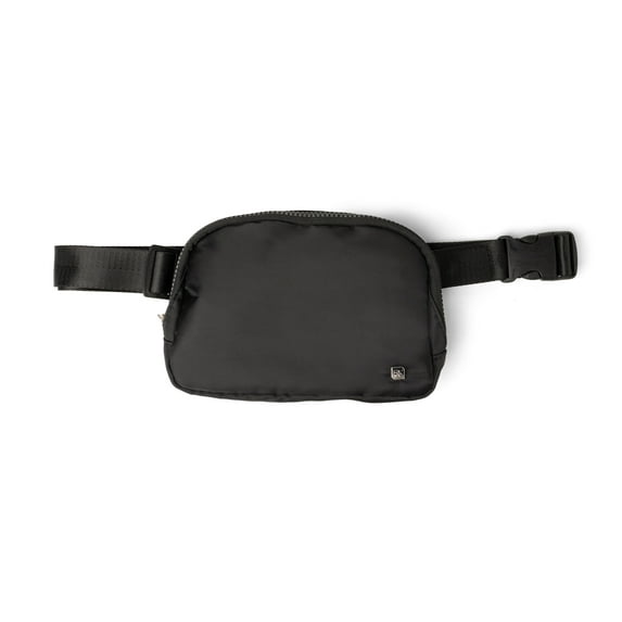 FITKICKS Airlight Belt Bag Lightweight Fanny Pack, Waist Pouch with Adjustable Strap - Black