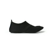 FITKICKS Classic Active Footwear Quick Dry Foldable Water Shoes, Black/Black (Women's)