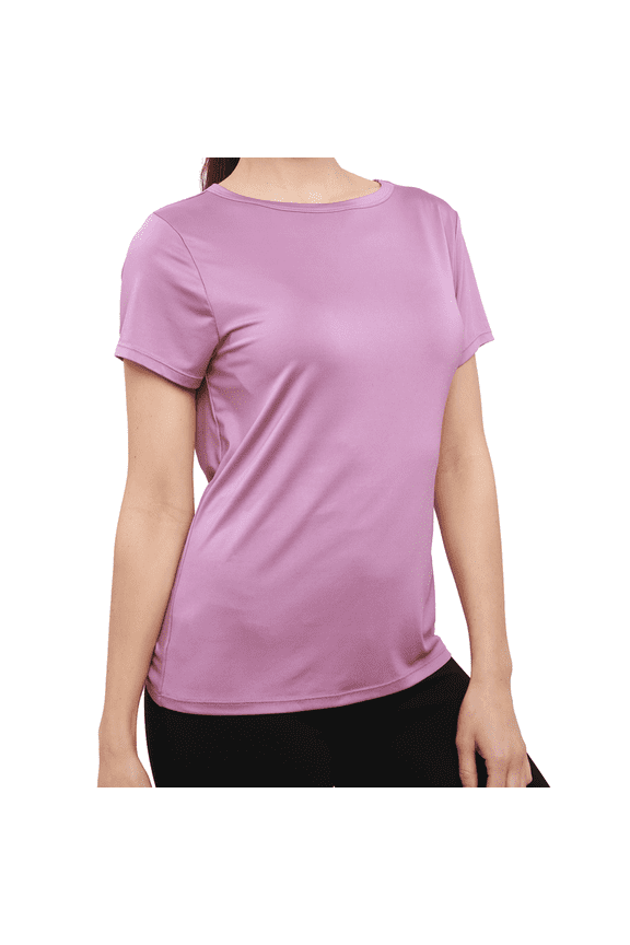 Crossovers Active Lifestyle T-Shirt Cross-Back Workout Top, Orchid Small (Women's)
