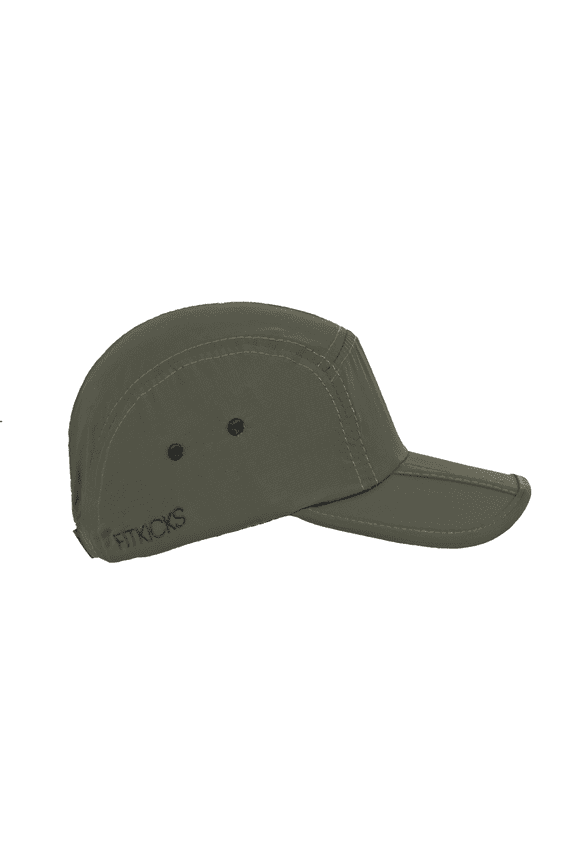 Folding Cap Comfortable Adjustable Ball Cap UPF 50+ Sun Cap, Green (Unisex)