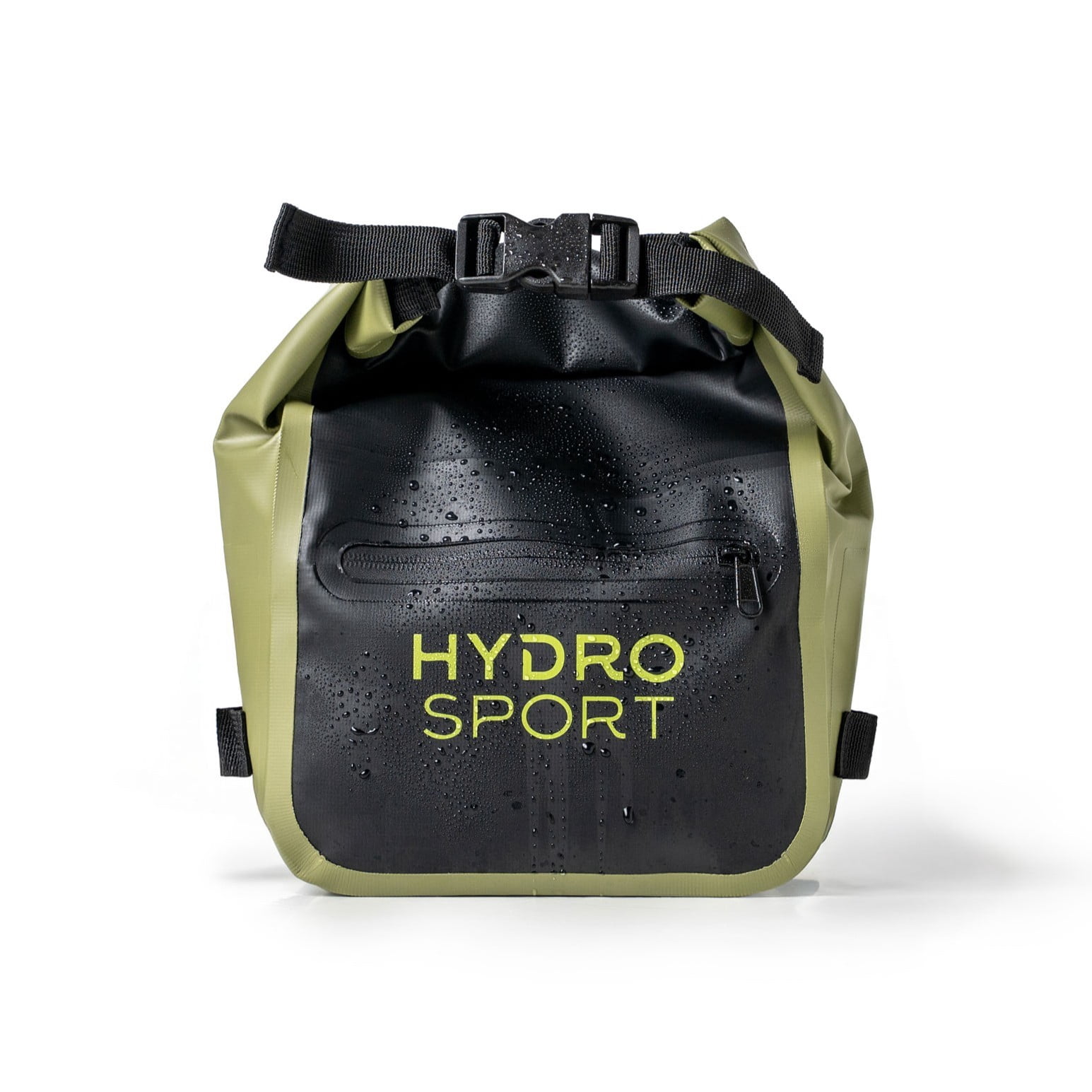 FITKICKS HydroSport Dry Belt Bag Waterproof Waist Pack with Adjustable Strap - Green