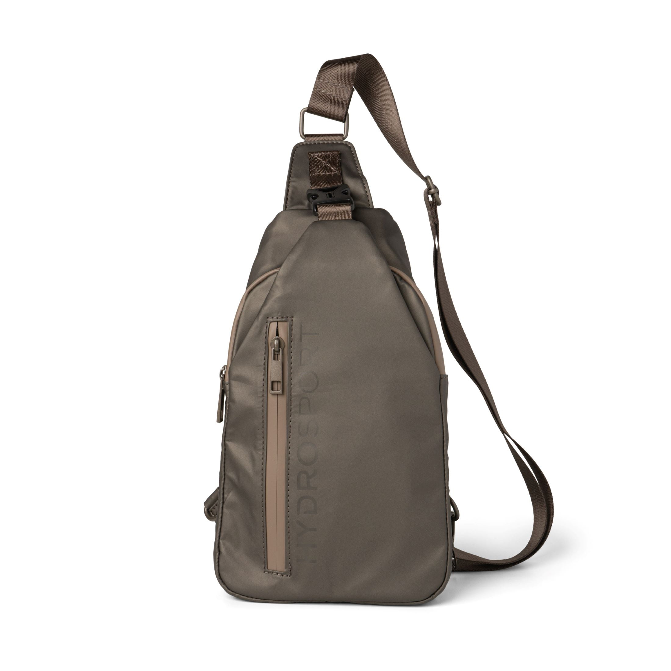 FITKICKS Hydrosport All Weather Sling Bag Crossbody Travel Hiking Chest Bag, Army (Unisex)