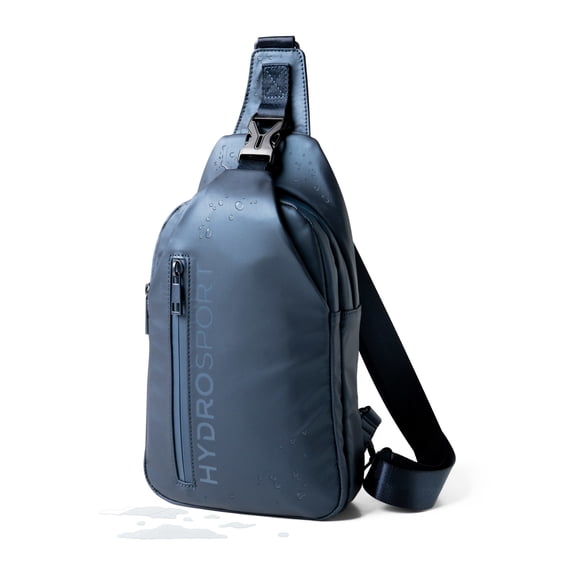 FITKICKS Hydrosport All Weather Sling Bag Crossbody Travel Hiking Chest Bag, Deep Sea Navy (Unisex)