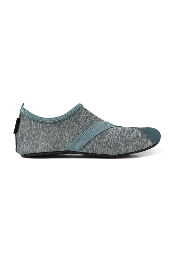 Live Well Active Footwear Foldable Water Shoes, Heathered Teal (Women's)