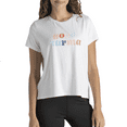 thumbnail image 1 of FITKICKS Optimist Tee Lightweight Short Sleeve Crew Neck Top T-Shirt, White X-Large (Women's), 1 of 8