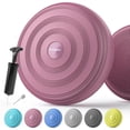 thumbnail image 1 of FITMIND 13x13in Inflated Wobble Cushion Non-Slip, PVC, Extra thick, Hand Pump, Guide Book, Red, 1 of 8