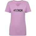 thumbnail image 1 of #FITMOM Womens V-Neck T-Shirt, 1 of 3