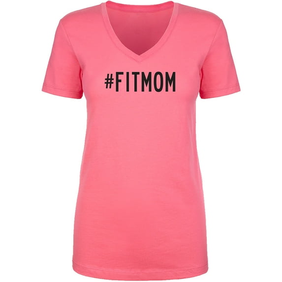 #FITMOM Womens V-Neck T-Shirt