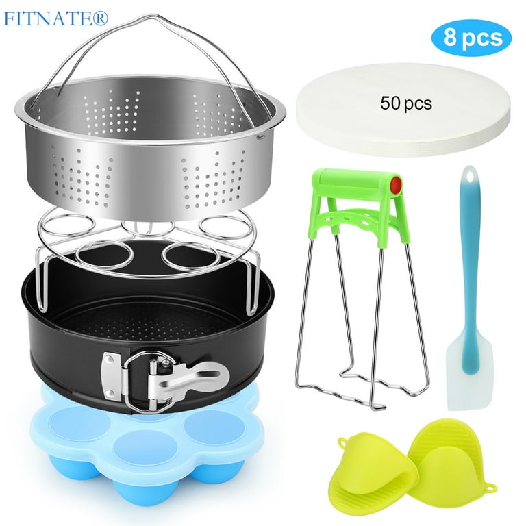 FITNATE Pack Steamer Pressure Cooker Pot Accessories Set, with