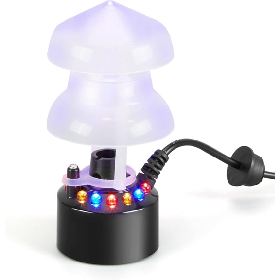 FITNATE Mist Maker, 12 LED Mister Fogger Water Fountain Pond Fog Machine Atomize