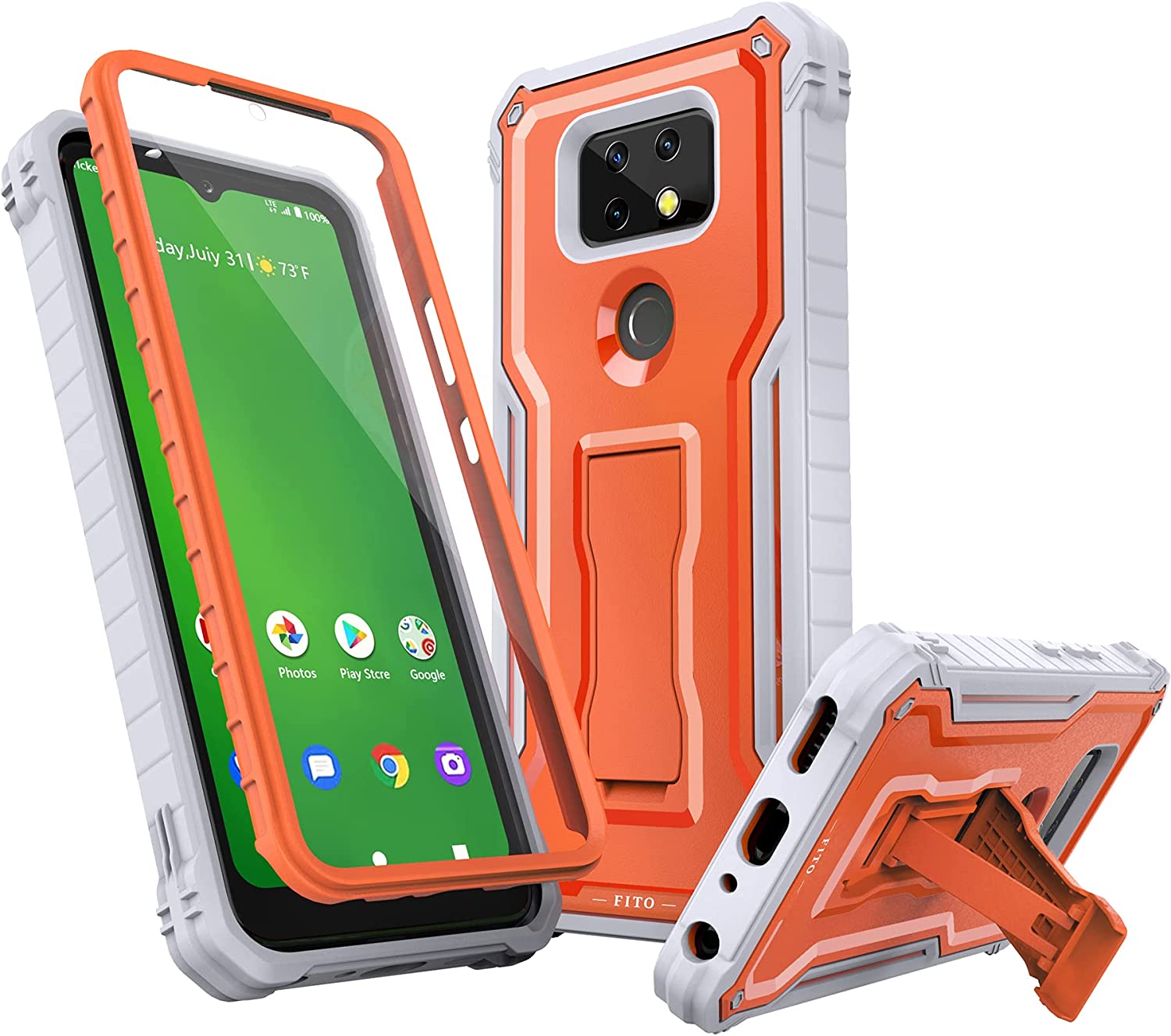 FITO For Cricket Ovation 2 Case, Phone Case with Screen Protector and ...