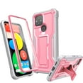 thumbnail image 1 of FITO For Google Pixel 5 Case, Phone Case with Screen Protector and Kickstand (Pink), 1 of 7