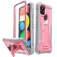thumbnail image 1 of FITO For Google Pixel 5A Case, Phone Case with Screen Protector and Kickstand (Pink), 1 of 7
