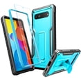 thumbnail image 1 of FITO For Google Pixel 6A Case, Phone Case with Screen Protector and Kickstand (Blue), 1 of 8