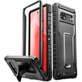 thumbnail image 1 of FITO For Google Pixel 7A Case, Rubber Shockproof Full-Body Phone Case with Kickstand (Black), 1 of 7