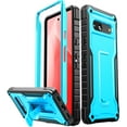 thumbnail image 1 of FITO For Google Pixel 7A Case, Rubber Shockproof Full-Body Phone Case with Kickstand (Blue), 1 of 7
