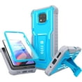 thumbnail image 1 of FITO For Moto G Power 2021 Case, Phone Case with Screen Protector and Kickstand (Blue), 1 of 6