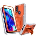 thumbnail image 1 of FITO For Moto G Pure Case, Phone Case with Screen Protector and Kickstand (Orange), 1 of 7