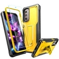 thumbnail image 1 of FITO For Moto G Stylus 2022 Case, Phone Case with Screen Protector and Kickstand (Yellow), 1 of 7