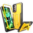 thumbnail image 1 of FITO For Moto G Stylus 5G 2022 Case, Phone Case with Screen Protector and Kickstand (Yellow), 1 of 7