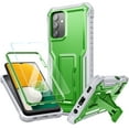 thumbnail image 1 of FITO For Samsung Galaxy A13 Case, Phone Case with Screen Protector and Kickstand (Green), 1 of 4