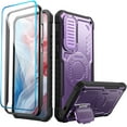thumbnail image 1 of FITO For Samsung Galaxy A15 Case, Phone Case with Screen Protector and Kickstand (Purple), 1 of 7