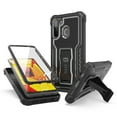 thumbnail image 1 of FITO For Samsung Galaxy A21 Case, Phone Case with Screen Protector and Kickstand (Black), 1 of 7