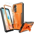 thumbnail image 1 of FITO For Samsung Galaxy A54 5G Case, Phone Case with Screen Protector and Kickstand (Orange), 1 of 8