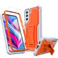 thumbnail image 1 of FITO For Samsung Galaxy S22 Plus Case, Phone Case with Screen Protector and Kickstand (Orange), 1 of 8