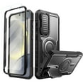 thumbnail image 1 of FITO For Samsung Galaxy S24 FE Case, Phone Case with Screen Protector and Kickstand (Black), 1 of 9
