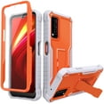 thumbnail image 1 of FITO For T-Mobile REVVL V Plus 5G Case, Phone Case with Screen Protector and Kickstand (Orange), 1 of 7