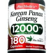 Ginseng supplement | Korean ginseng | 180 caps