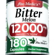 Bitter Melon | 201 Concentrated Extract | 180 Capsules | Herbal Dietary Supplement for Men & Women | by Fito Medic's