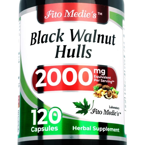 Black Walnut Hull | Black Walnut | 120 caps