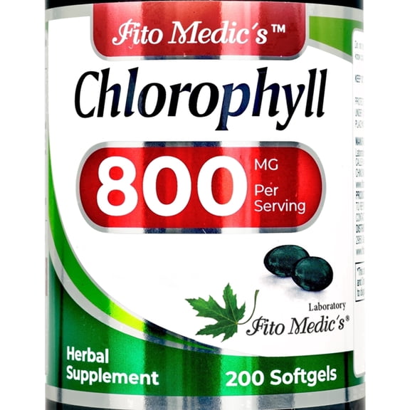 Chlorophyll | Chlorophyll capsules | 200 Softgels | Chlorophyll pills |