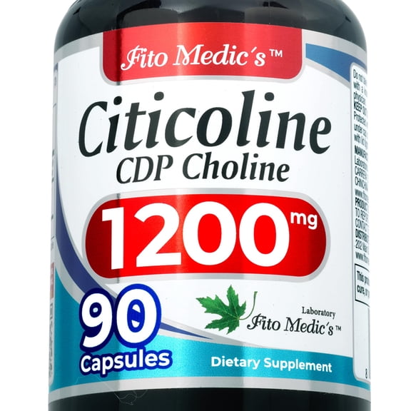 FITO MEDIC'S Lab | Choline Supplements | Choline | 90 caps | 1200 mg | citicoline | cdp Choline.
