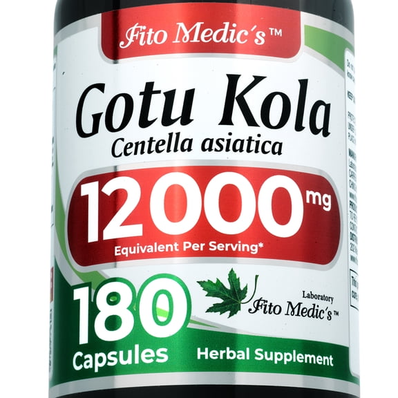 Gotu Kola | Centella Asiatica | 180 Capsules