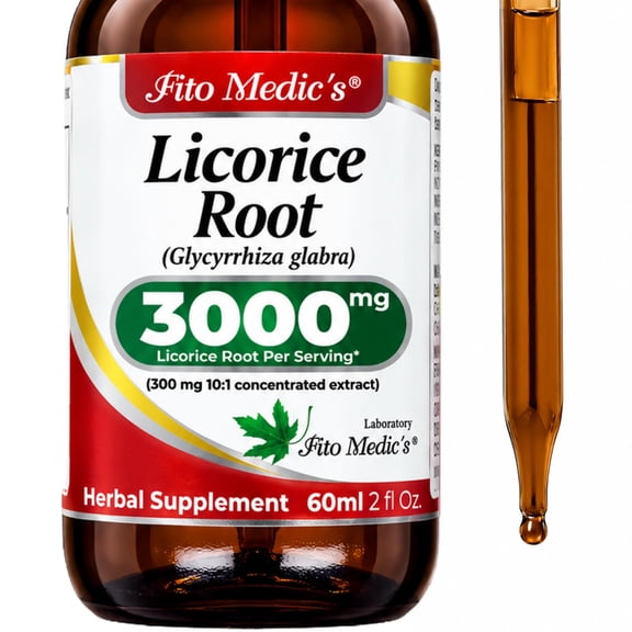 Lab | Licorice Root Liquid Extract | 2 fl oz | Alcohol-Free Herbal Tincture