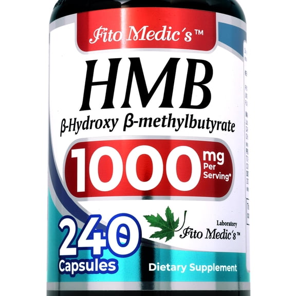 FITO MEDIC'S Lab | hmb |240 Capsules |1000 mg| hmb Supplement | hmb Free Acid| beta-hydroxybutyrate | Concentrate Extract | Ultra high Absorption.
