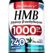 FITO MEDICS Lab | hmb |240 Capsules |1000 mg| hmb Supplement | hmb Free Acid| beta-hydroxybutyrate | Concentrate Extract | Ultra high Absorption.