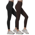 thumbnail image 1 of FITOP 2-Pack Yoga Leggings for Women High Waist Tummy Control Buttery Soft Women's Leggings with Hidden Pockets, 1 of 9